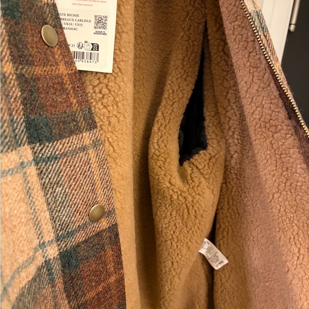 Sézane Richie Coat Size 12/44 - Picture 8 of 8